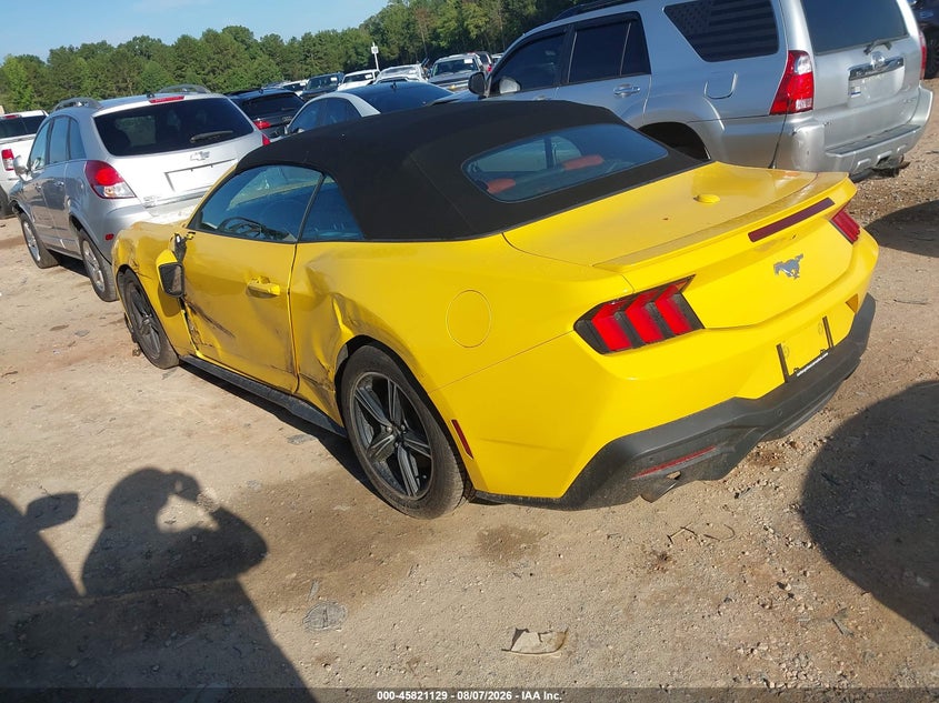 Vin: 1fagp8uh2r5119957, lot: 46320010, ford mustang ecoboost premium 20243