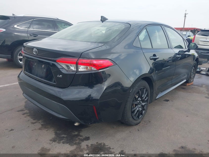 Vin: jtdeprae6lj094321, lot: 46320015, toyota corolla le 20204