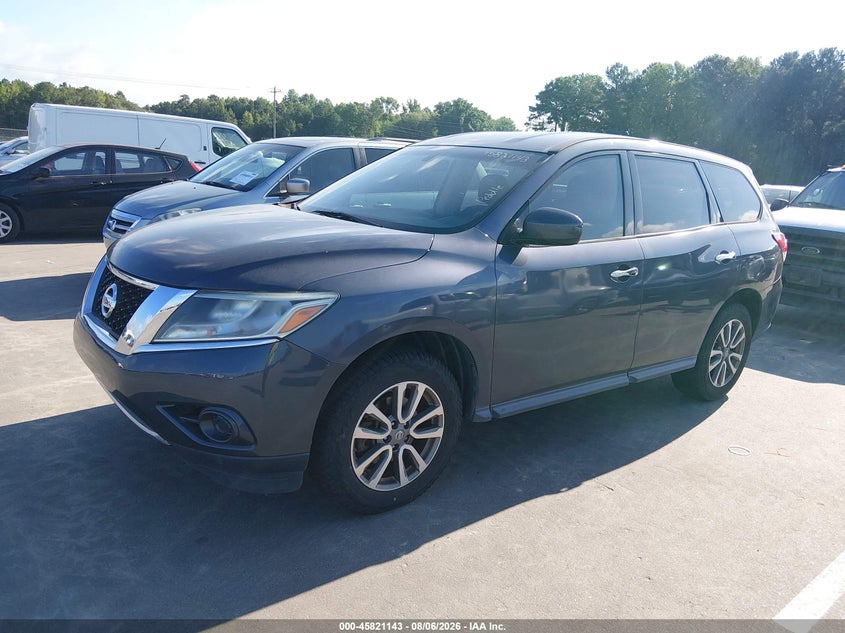 Vin: 5n1ar2mm4ec623352, lot: 46320024, nissan pathfinder s 20142