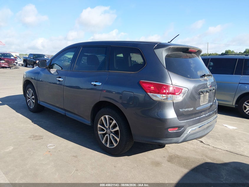 Vin: 5n1ar2mm4ec623352, lot: 46320024, nissan pathfinder s 20143
