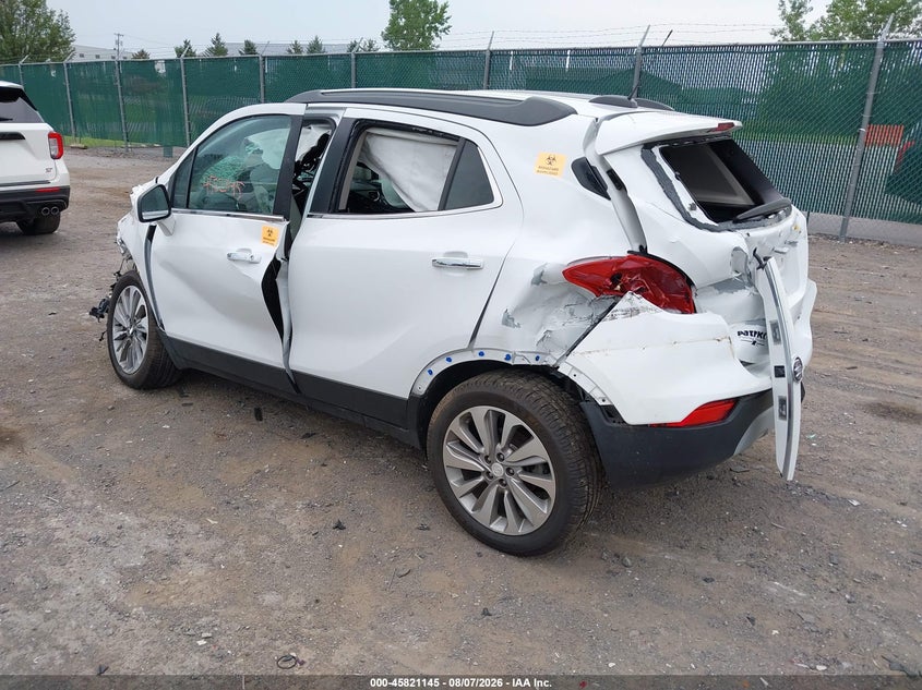 Vin: kl4cjasb4lb325557, lot: 46320026, buick encore fwd preferred 20203