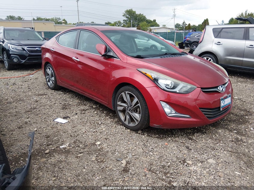 Vin: 5npdh4aexfh628011, lot: 46320038, hyundai elantra limited 2015 img_1