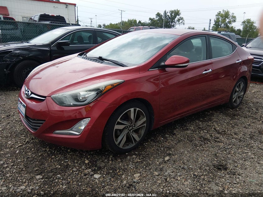 Vin: 5npdh4aexfh628011, lot: 46320038, hyundai elantra limited 20152