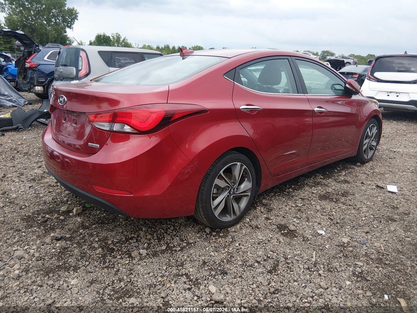 Vin: 5npdh4aexfh628011, lot: 46320038, hyundai elantra limited 20154