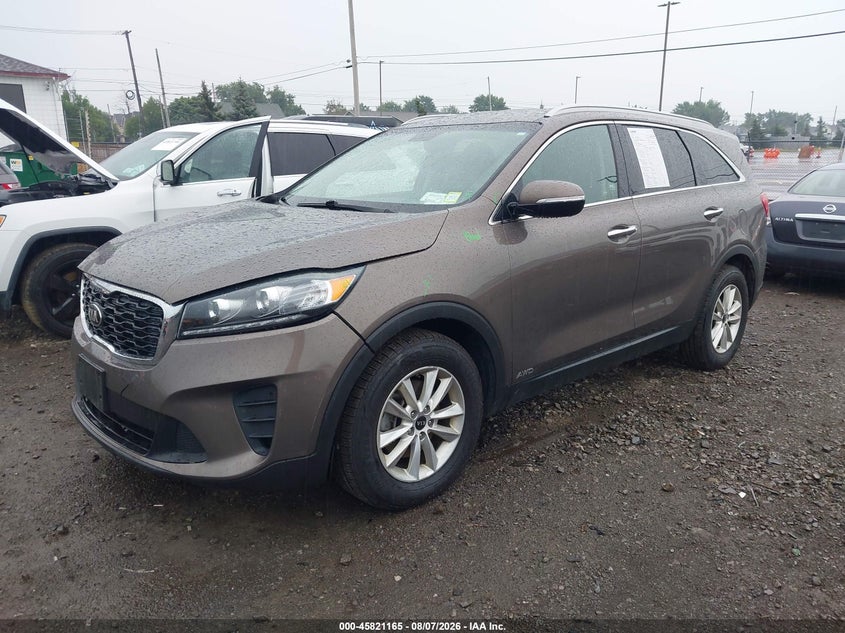 Vin: 5xypgda30kg439500, lot: 46320046, kia sorento 2.4l lx 20192