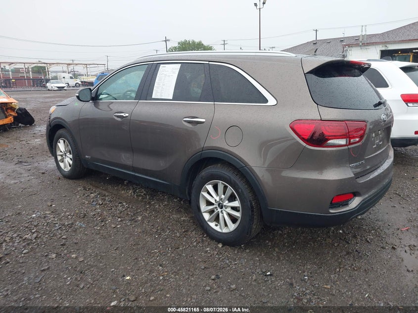 Vin: 5xypgda30kg439500, lot: 46320046, kia sorento 2.4l lx 20193