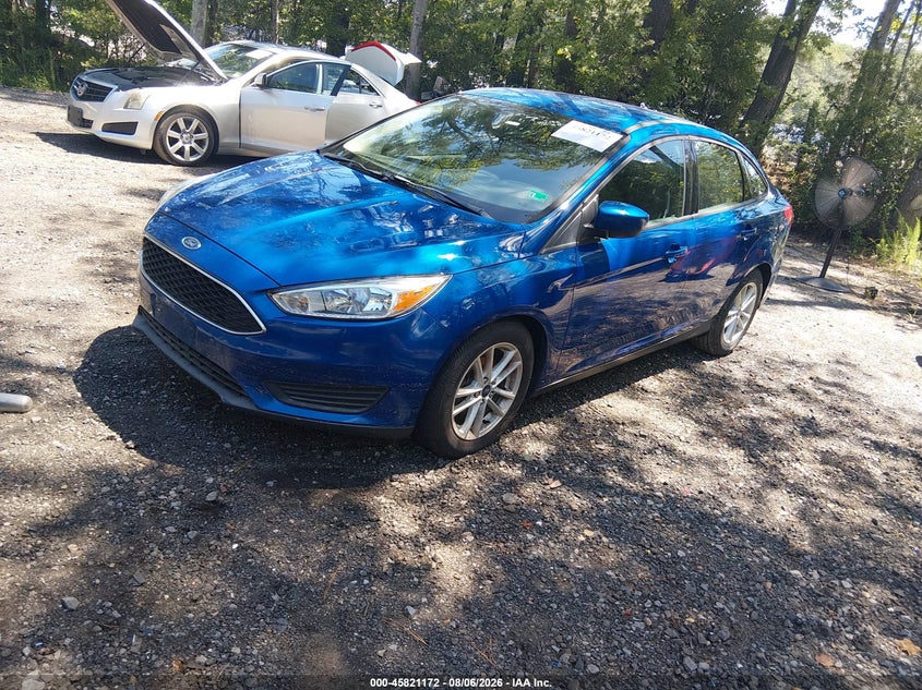 Vin: 1fadp3f21jl301941, lot: 46320053, ford focus se 20182