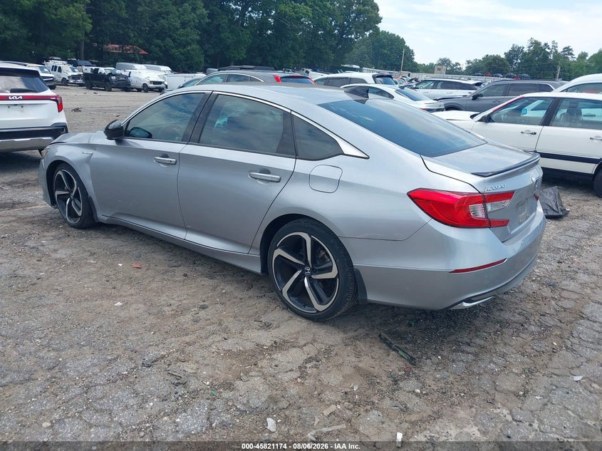 Vin: 1hgcv3f27na004333, lot: 46320055, honda accord hybrid sport 20223
