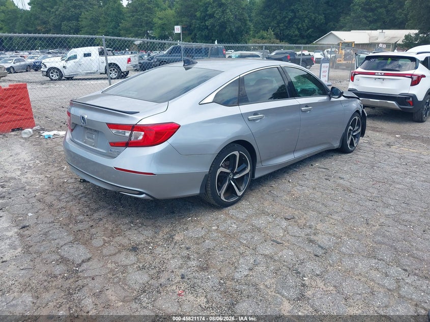 Vin: 1hgcv3f27na004333, lot: 46320055, honda accord hybrid sport 20224