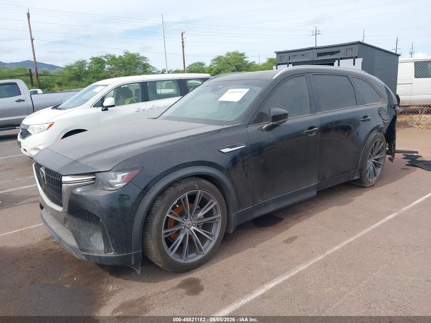 2024 Mazda CX-90, Rear, IAAI, VIN JM3KKCHD6R1114918 — photo 2