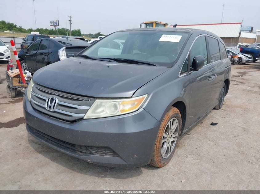 Vin: 5fnrl5h69bb008204, lot: 46320067, honda odyssey ex-l 20112