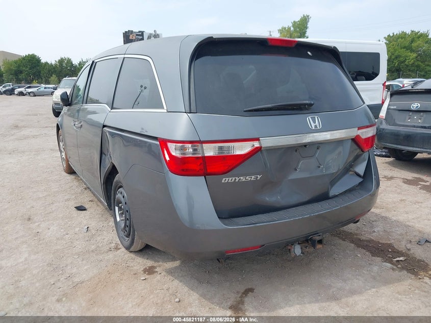 Vin: 5fnrl5h69bb008204, lot: 46320067, honda odyssey ex-l 20113