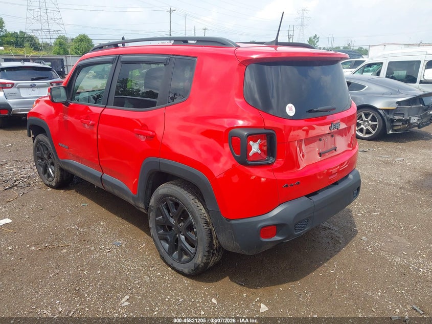 Vin: zacnjbbb2kpj74823, lot: 46320086, jeep renegade altitude 4x4 20193