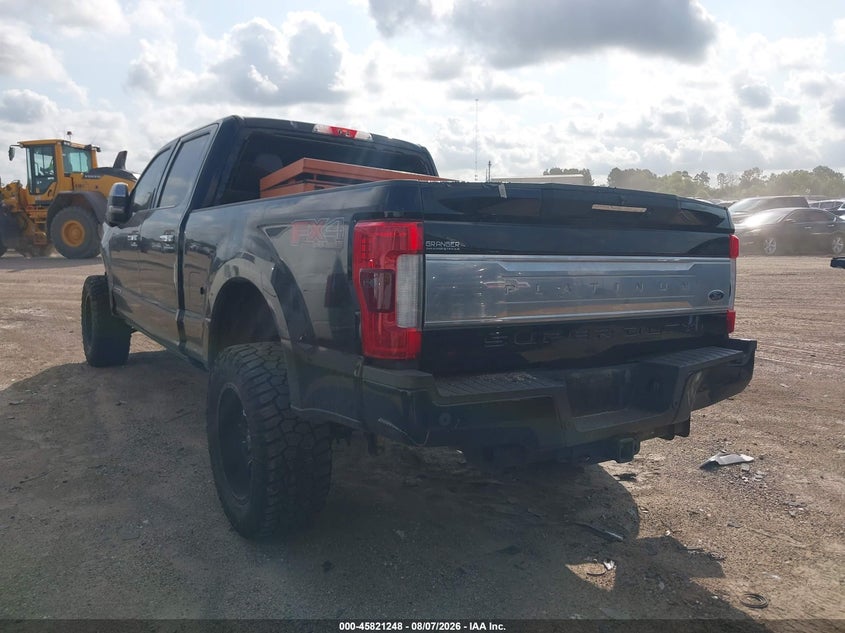 Vin: 1ft7w2bt2hee69959, lot: 46320130, ford f-250 platinum 20173