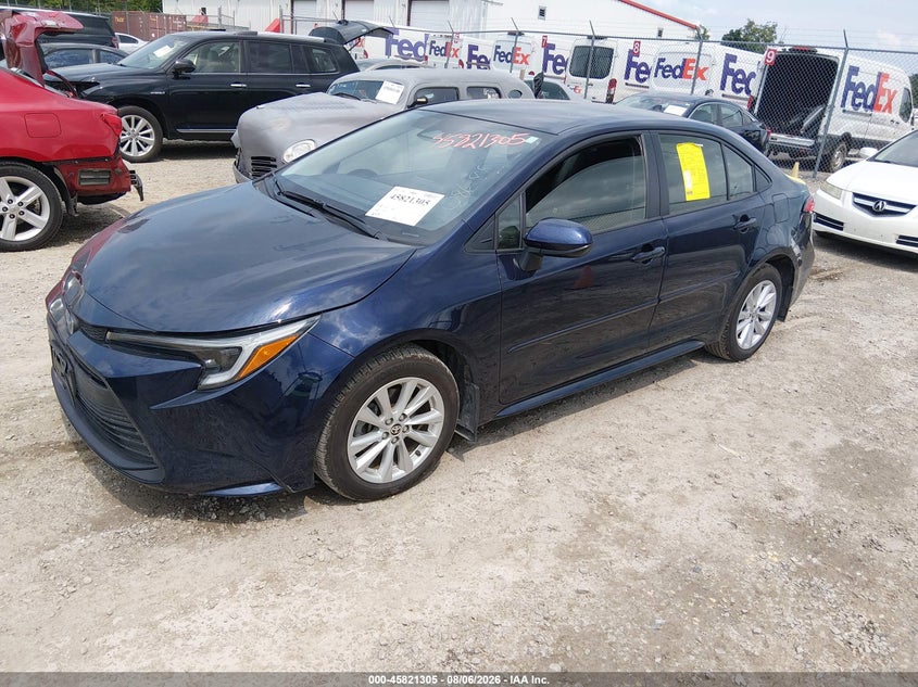 Vin: jtdbcmfe7s3086886, lot: 46320186, toyota corolla hybrid le 20252
