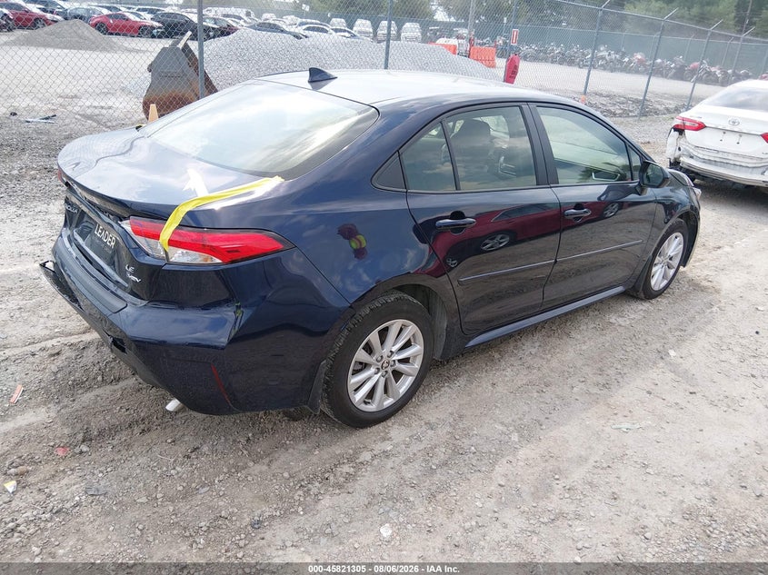 Vin: jtdbcmfe7s3086886, lot: 46320186, toyota corolla hybrid le 20254