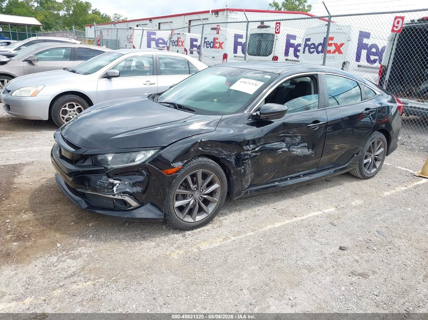 Vin: 19xfc1f3xle010555, lot: 46320201, honda civic ex 20202