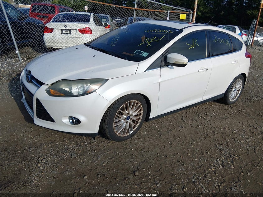 Vin: 1fadp3n29el395378, lot: 46320213, ford focus titanium 20142