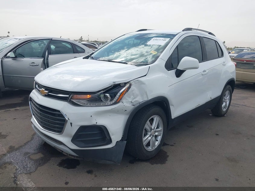 Vin: kl7cjlsb5mb341041, lot: 46320221, chevrolet trax fwd lt 20212
