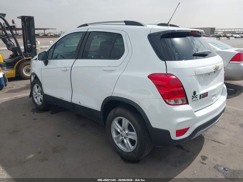 Vin: kl7cjlsb5mb341041, lot: 46320221, chevrolet trax fwd lt 20213
