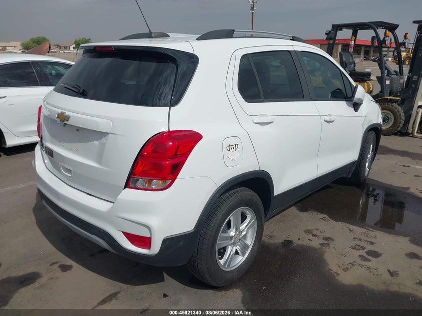 Vin: kl7cjlsb5mb341041, lot: 46320221, chevrolet trax fwd lt 20214