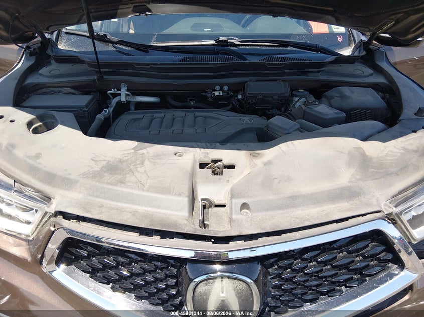 ACURA MDX 2019 VIN 5J8YD3H35KL001073