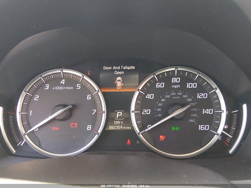 ACURA MDX 2019 VIN 5J8YD3H35KL001073