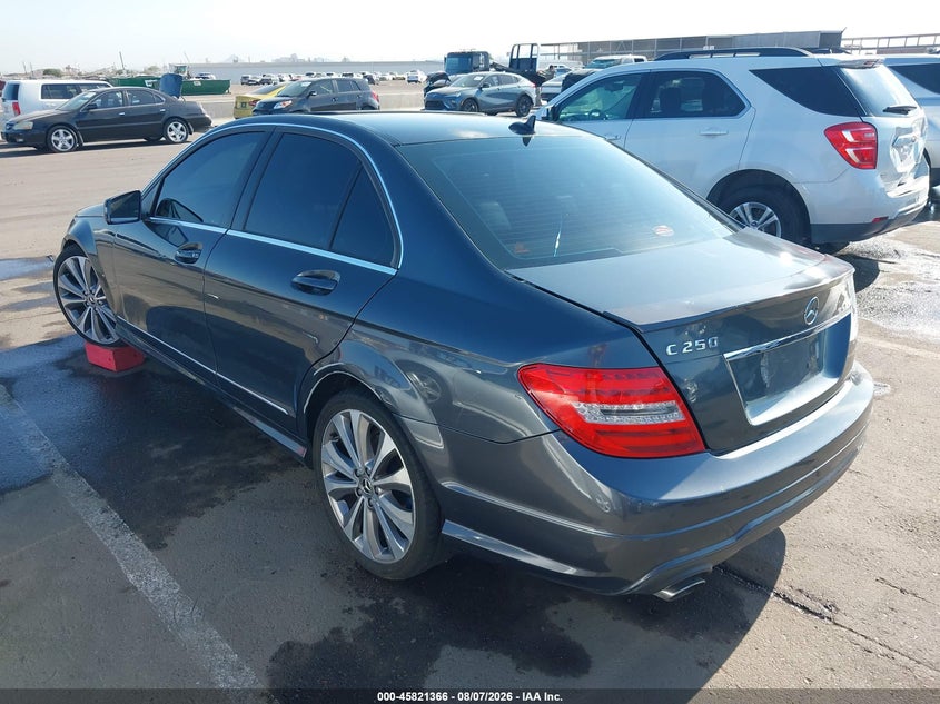 Vin: wddgf4hbxeg239568, lot: 46320247, mercedes-benz c 250 sport 20143
