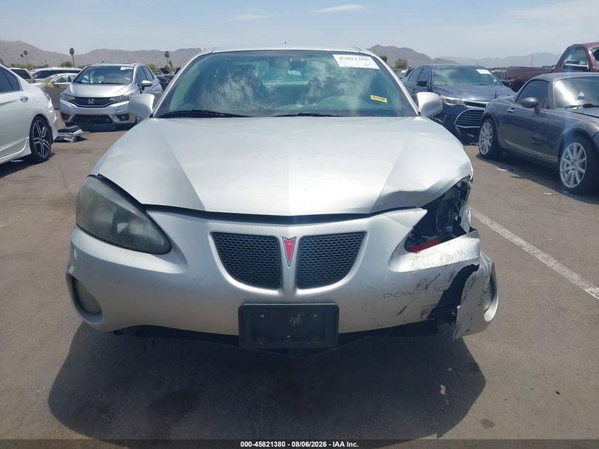 PONTIAC GRAND PRIX 2008 VIN 2G2WP552681175743
