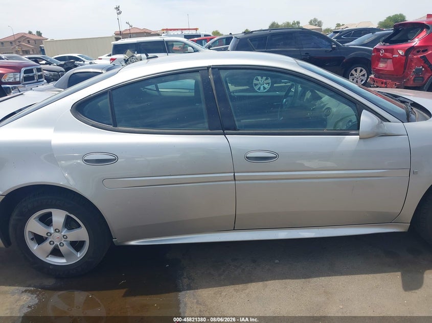 PONTIAC GRAND PRIX 2008 VIN 2G2WP552681175743