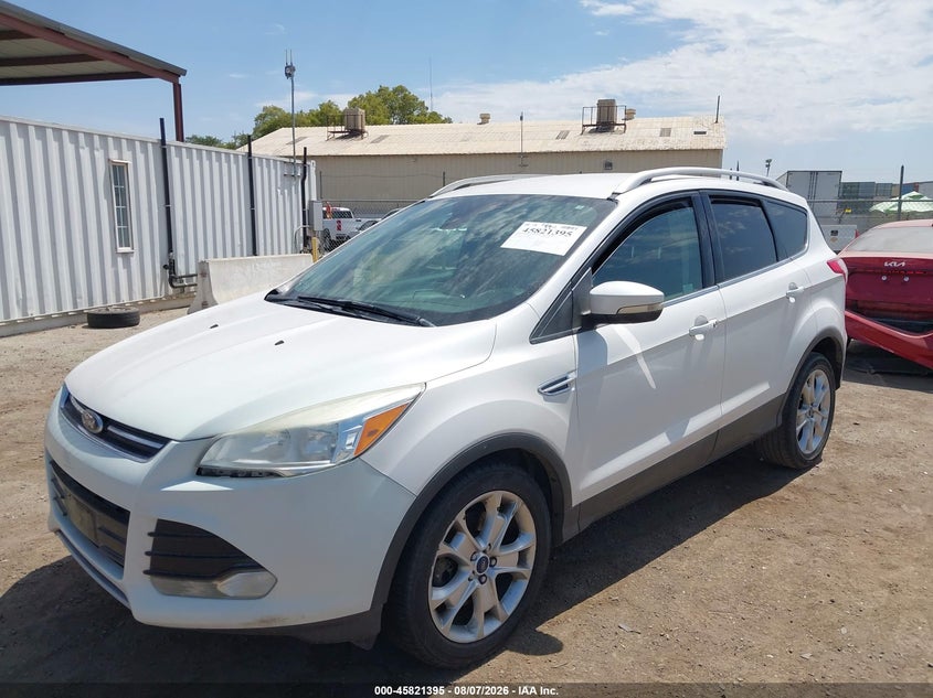 Vin: 1fmcu0j97fuc80558, lot: 46320276, ford escape titanium 20152