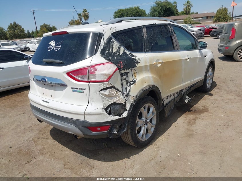 Vin: 1fmcu0j97fuc80558, lot: 46320276, ford escape titanium 20154
