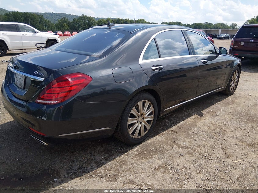 Vin: wddug8fb1fa125439, lot: 46320306, mercedes-benz s 550 4matic 20154