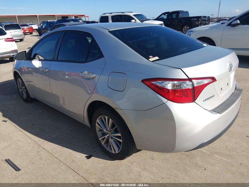 2014 TOYOTA COROLLA SEDAN 1.8L I-4 DOHC, VVT, 132HP