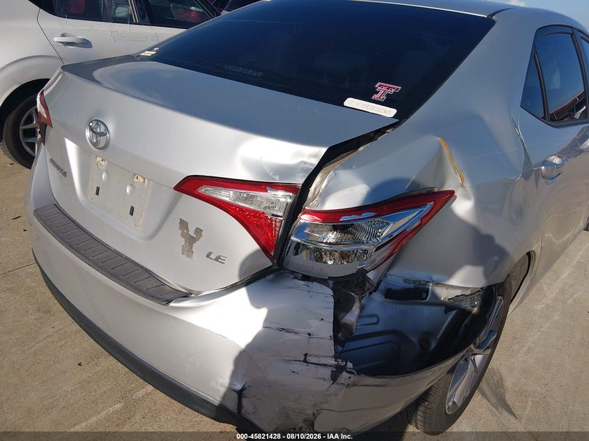 2014 TOYOTA COROLLA SEDAN 1.8L I-4 DOHC, VVT, 132HP