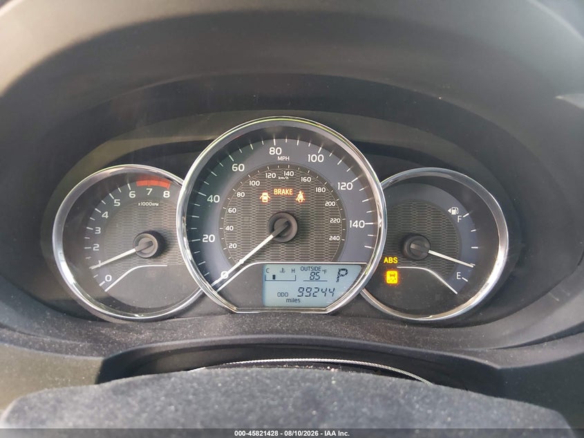 2014 TOYOTA COROLLA SEDAN 1.8L I-4 DOHC, VVT, 132HP
