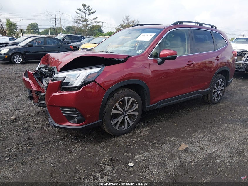 Vin: jf2skapc9nh521463, lot: 46320314, subaru forester limited 20222