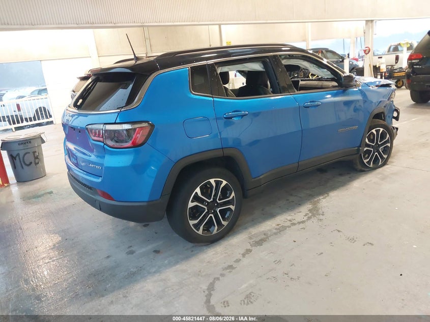 Vin: 3c4njdcn9rt585291, lot: 46320328, jeep compass limited 4x4 20244
