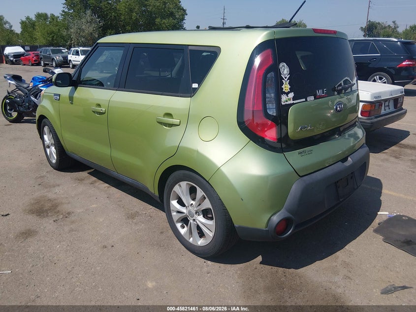 Vin: kndjp3a55f7784784, lot: 46320342, kia soul + 20153