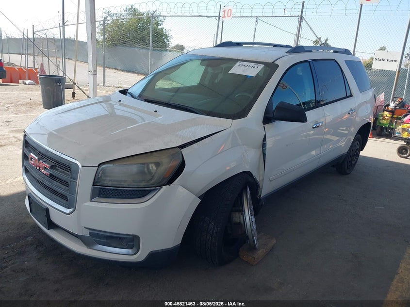 Vin: 1gkkrned0ej115405, lot: 46320344, gmc acadia sle 20142