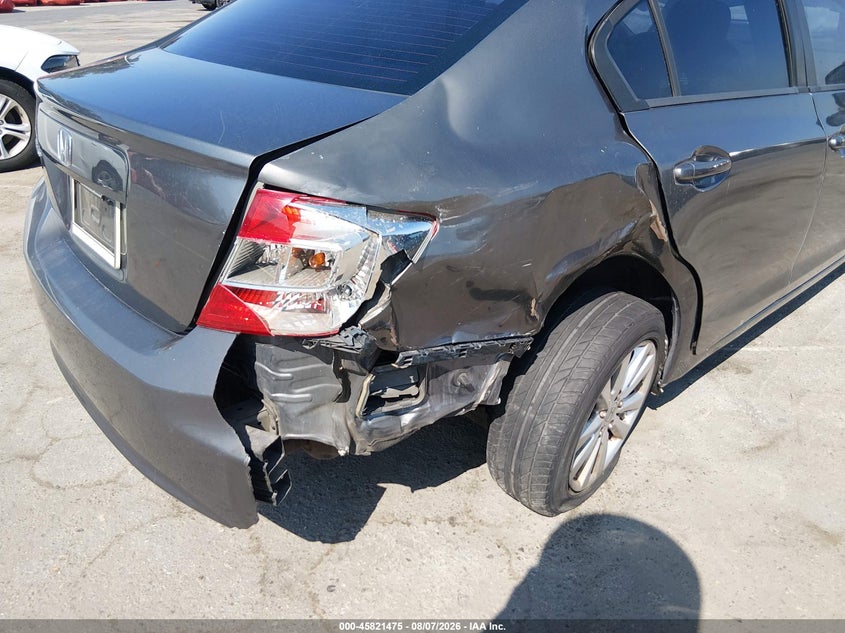 2012 HONDA CIVIC auction photo 6