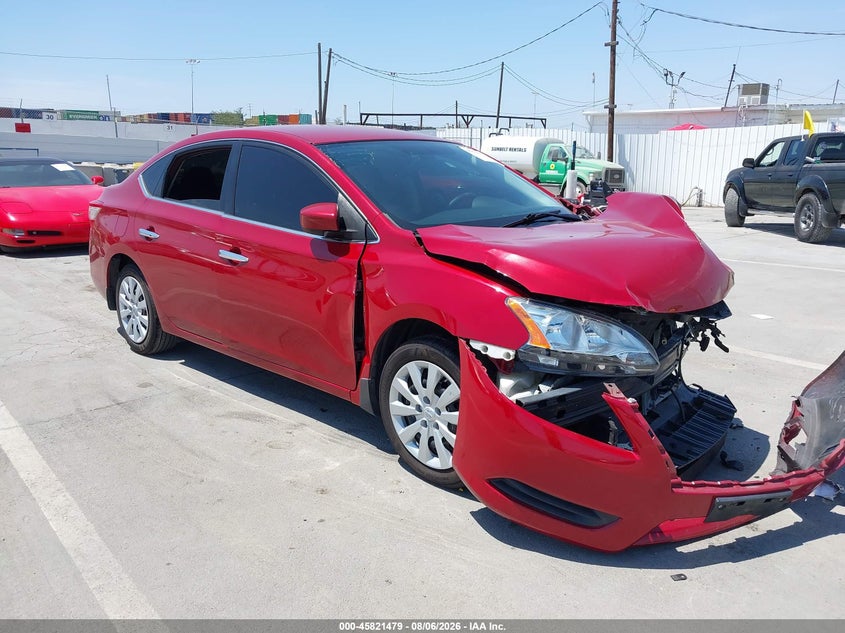 Vin: 3n1ab7ap7el644367, lot: 46320360, nissan sentra s 2014 img_1