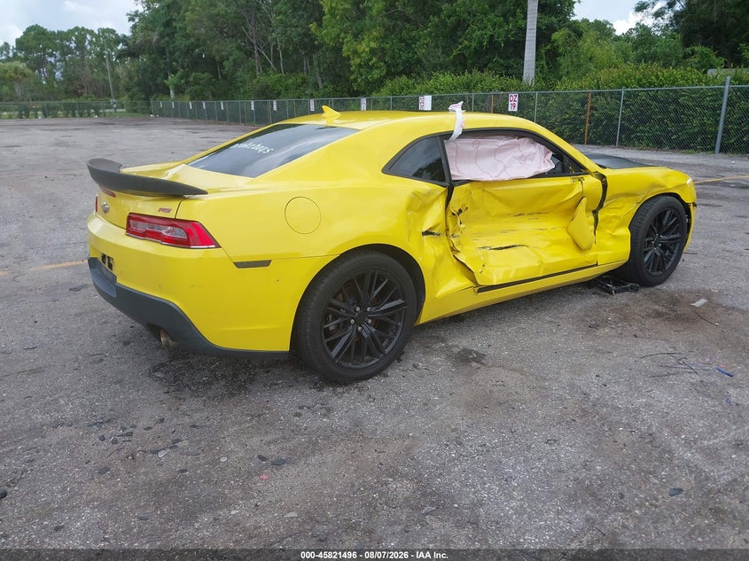 Vin: 2g1ff1e32f9173706, lot: 46320376, chevrolet camaro 2lt 20154