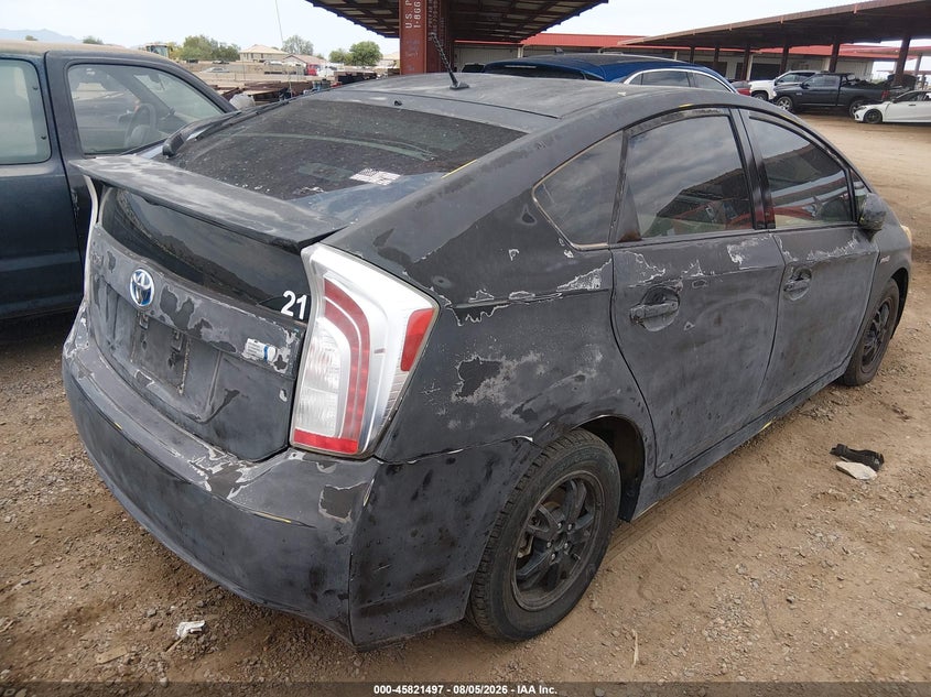 Vin: jtdkn3du8e1760865, lot: 46320378, toyota prius two 20144