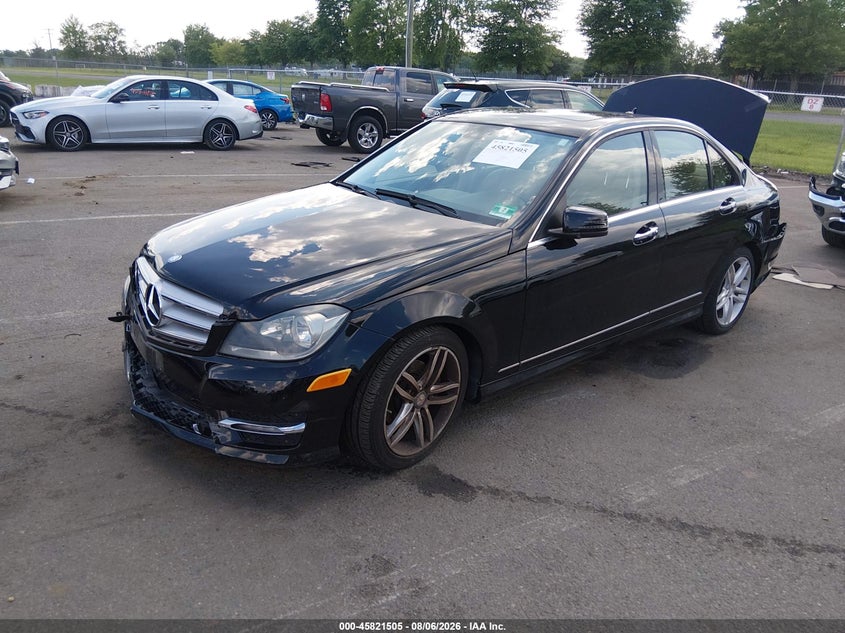Vin: wddgf8bb6cr225958, lot: 46320386, mercedes-benz c 300 sport 4matic 20122