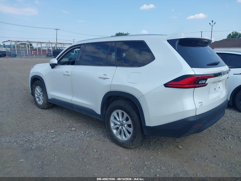 Vin: 5tdaaab56rs023115, lot: 46320417, toyota grand highlander xle 20243
