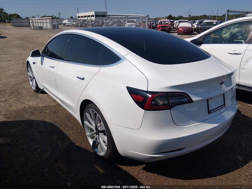 Vin: 5yj3e1eb4jf074569, lot: 46320429, tesla model 3 long range/performance 20183