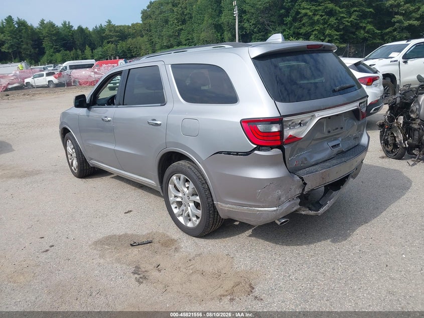 Vin: 1c4rdjeg5jc225165, lot: 46320436, dodge durango citadel awd 20183