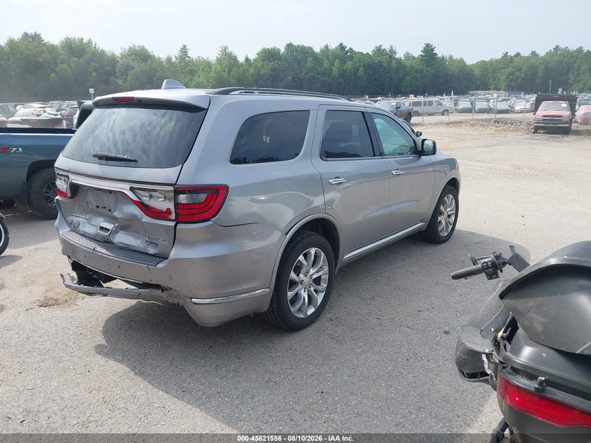 Vin: 1c4rdjeg5jc225165, lot: 46320436, dodge durango citadel awd 20184