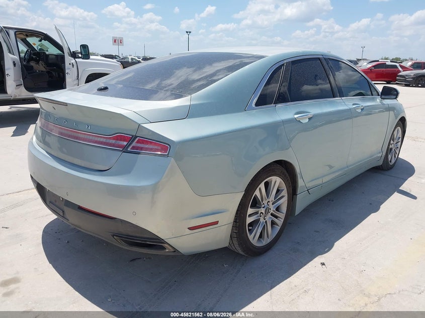 2014 LINCOLN MKZ HYBRID auction photo 4